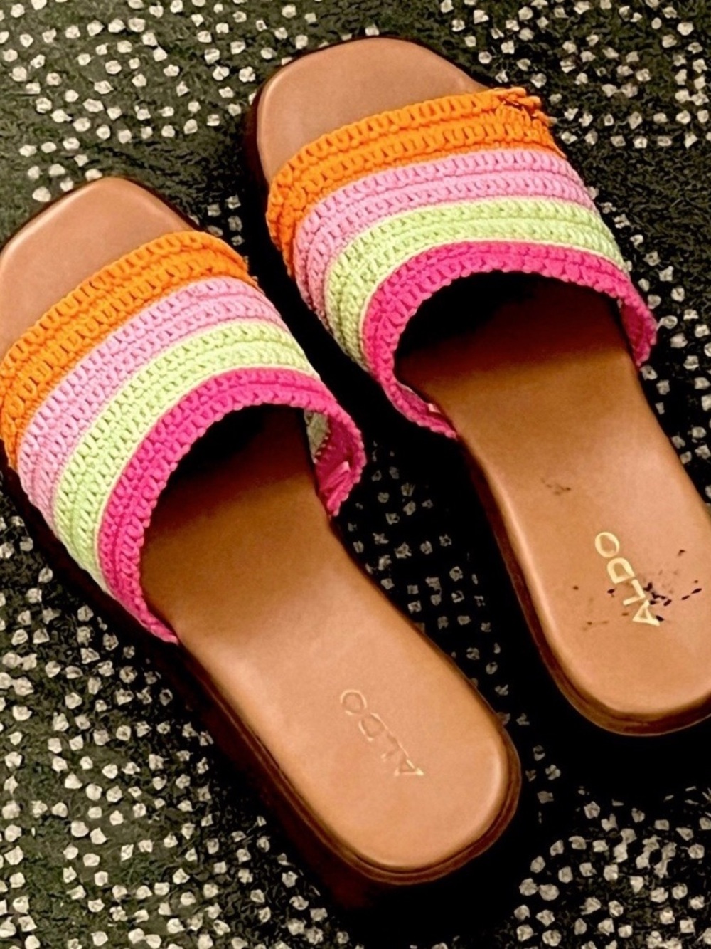 ALDO Crochet Wedge Sandals